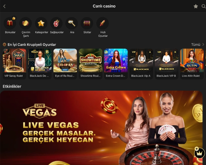 1king casino canlı krupiyeli rulet ve blackjack masaları listesi